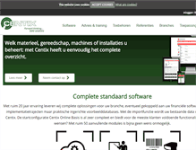 Tablet Screenshot of centix.com